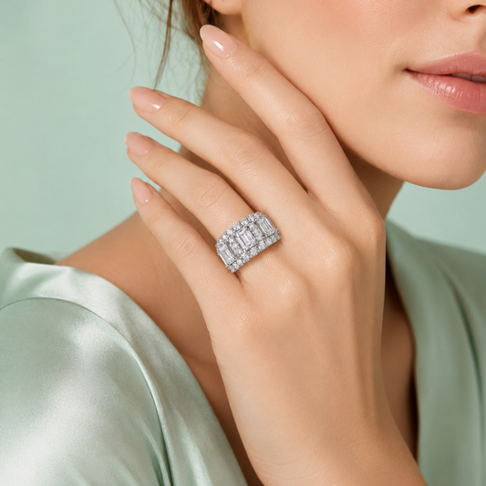 Sinara Grand Royale 925 Silver Ring IRM 4110
