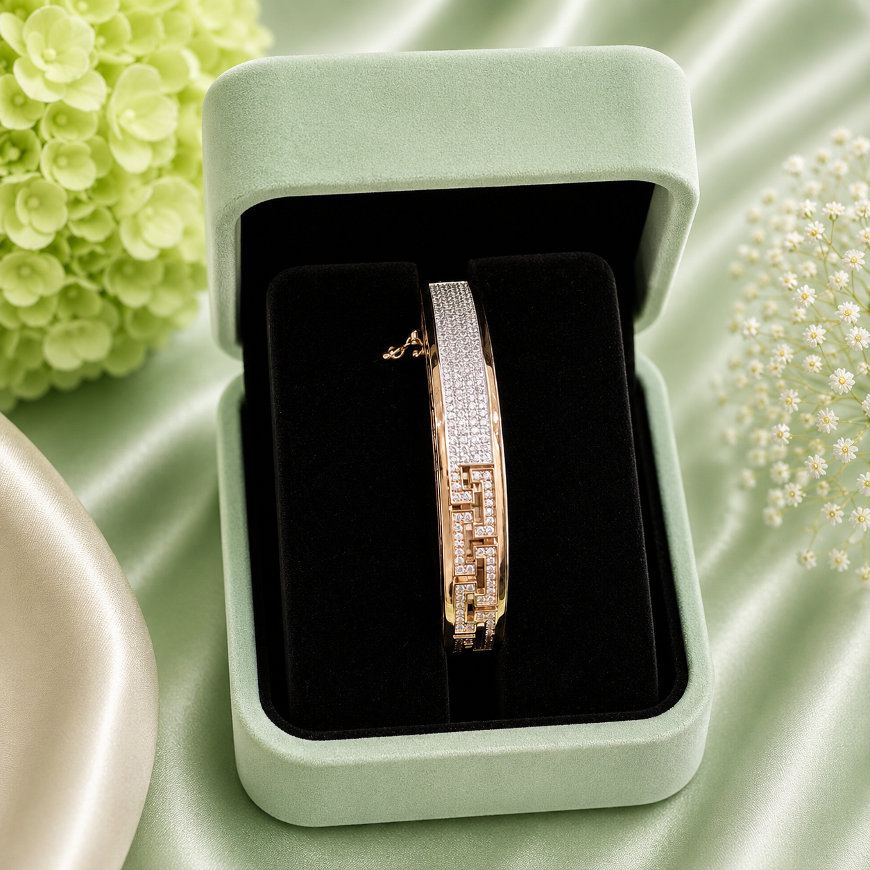 Rose Gold Luxe Crystal Bracelet SBR2591