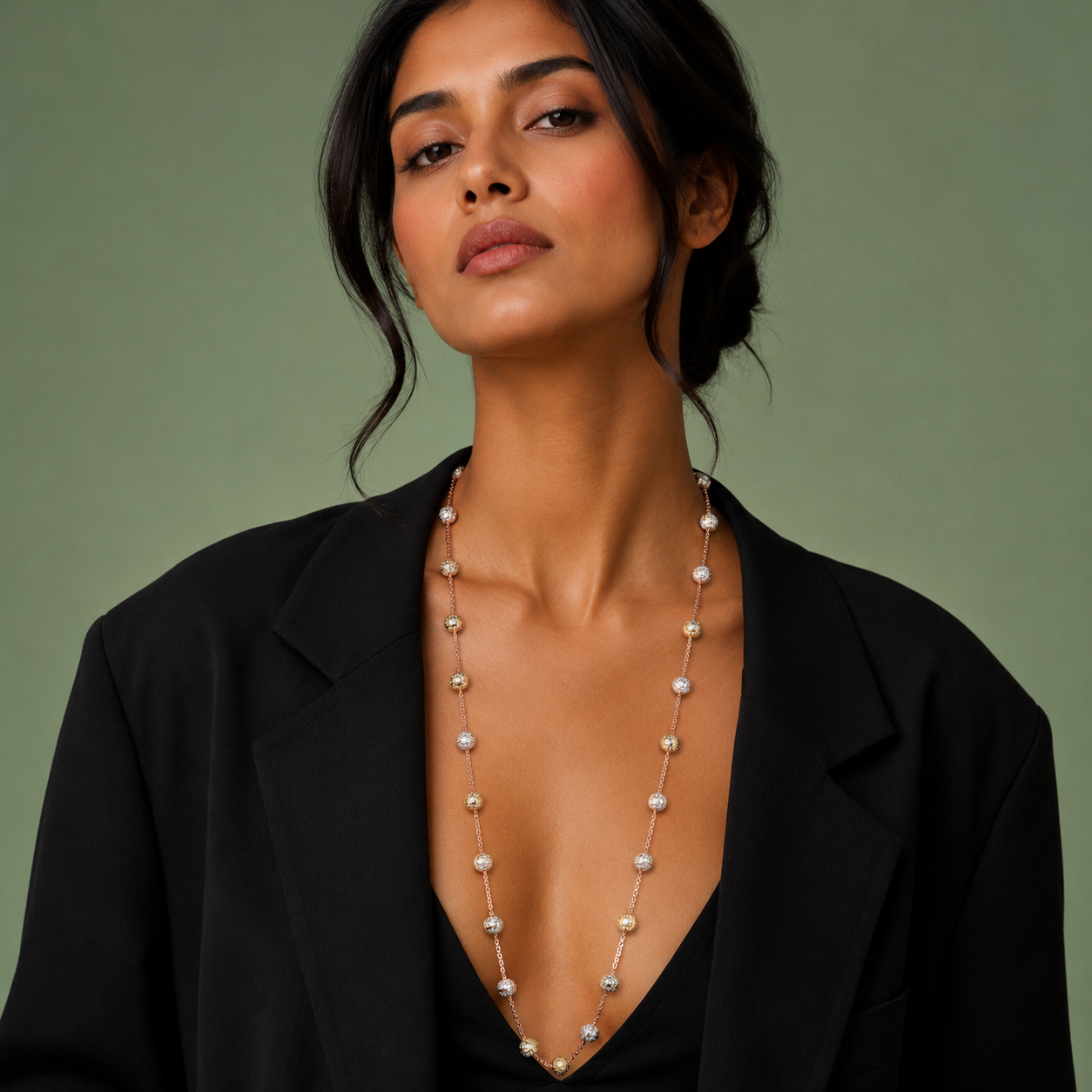 Celeste Royale 925 Sterling Silver Necklace SCH 2164