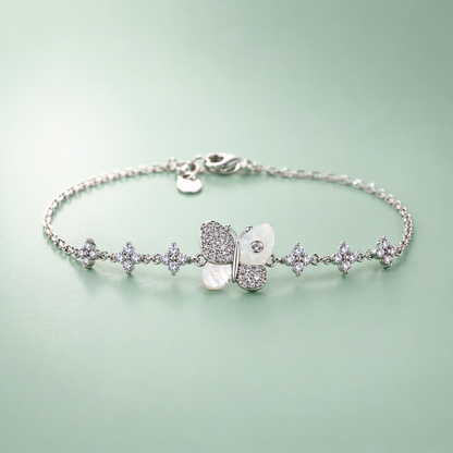 925 Silver Butterfly Charm Bracelet SBR2926