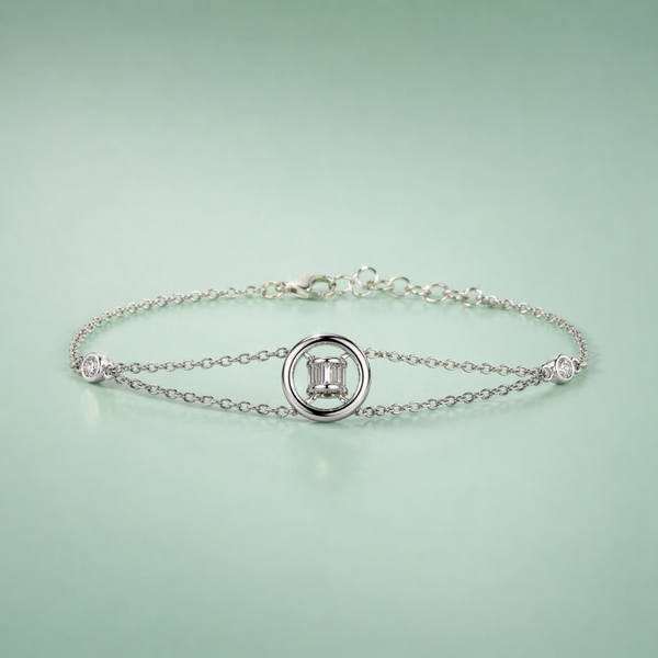 925 Silver Circle Elegance Bracelet