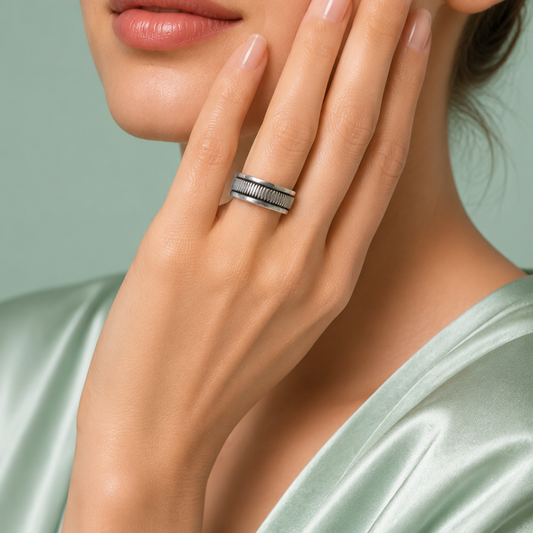 Titan Ridge 925 Sterling Silver Band IRM 4297