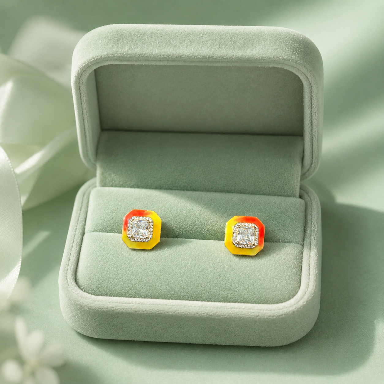 Sunbeam Radiance 925 Silver Stud Earrings STB1699