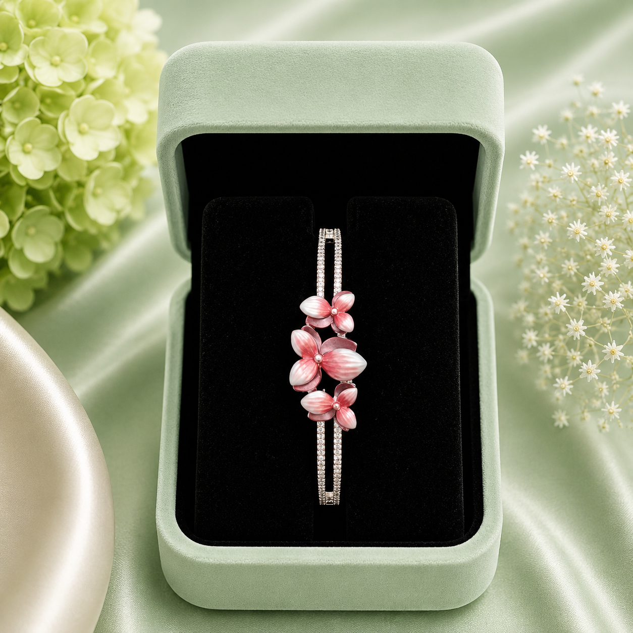 Floral Pink Luxury Bracelet SBR2578
