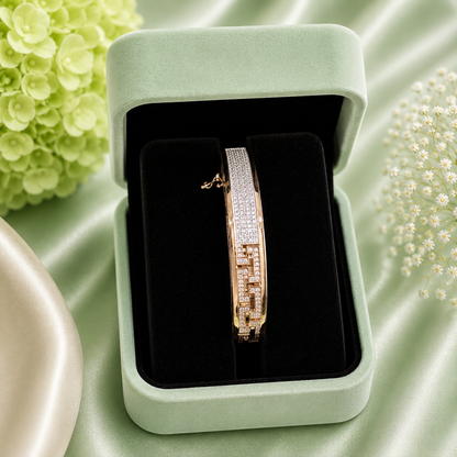 Rose Gold Luxe Crystal Bracelet SBR2591