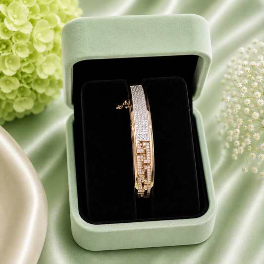 Rose Gold Luxe Crystal Bracelet SBR2591