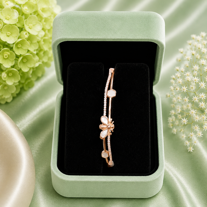 Rose Gold Butterfly Charm Bracelet SBR2627