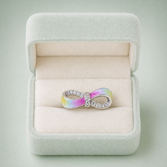 Sinara Infinity Glow Ring – 925 Sterling Silver IRM 4179