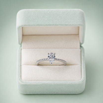 Sinara Pure Teardrop 925 Silver Ring