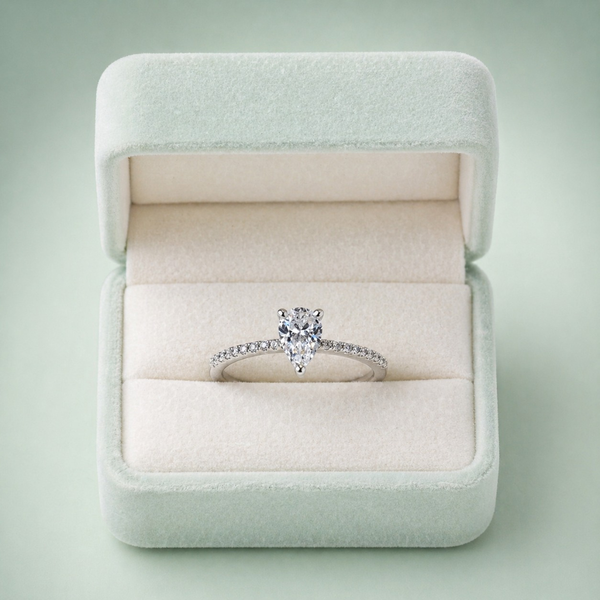 Sinara Pure Teardrop 925 Silver Ring