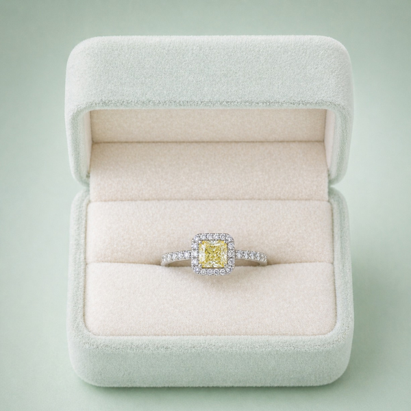Sinara Golden Halo 925 Silver Ring IRM 3828
