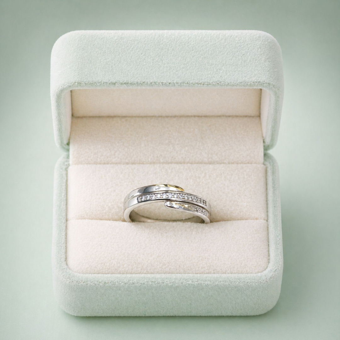 Sinara Dual Flow 925 Silver Ring IRM 4121
