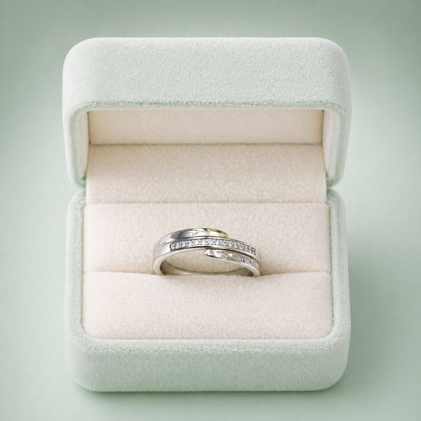 Sinara Dual Flow 925 Silver Ring IRM 4121