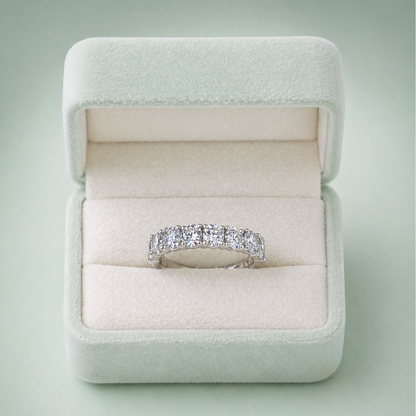 Eterna Luxe 925 Sterling Silver Eternity Ring IRM 4098