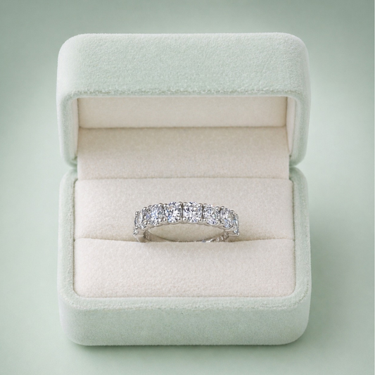 Eterna Luxe 925 Sterling Silver Eternity Ring IRM 4098