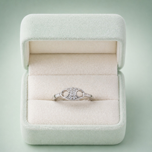 Luna Orbit 925 Sterling Silver Ring IRM 4233