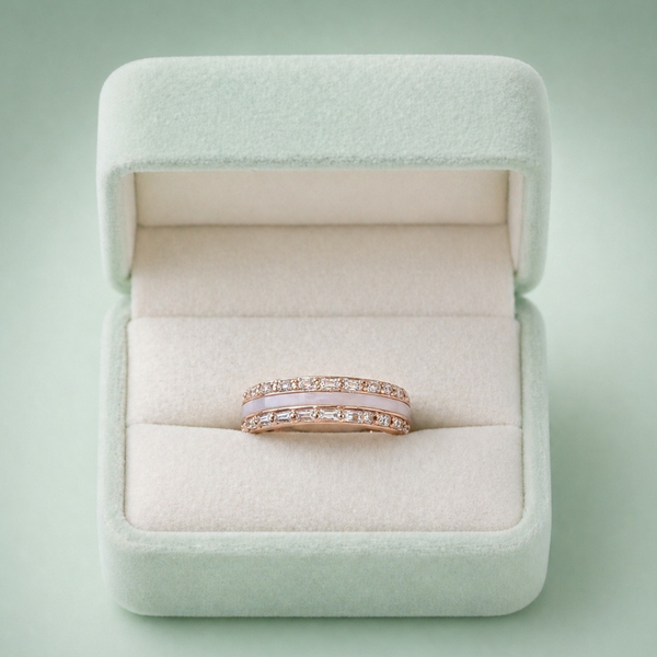 Rosé Eternelle 925 Sterling Silver Ring IRM 3762