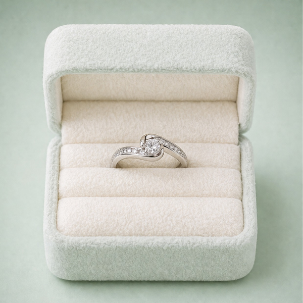 Eterna Twist 925 Sterling Silver Ring