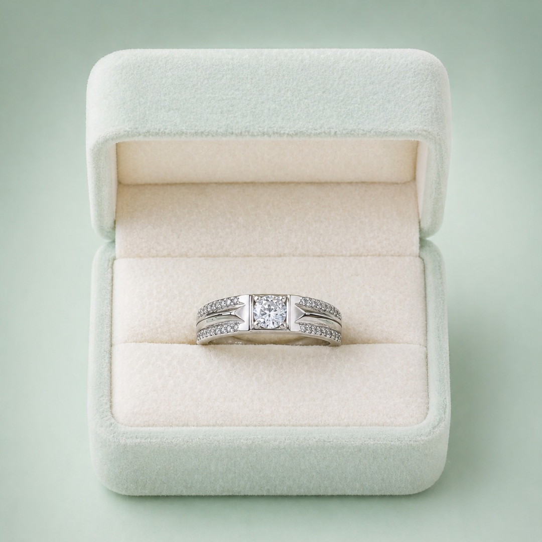 Sinara Regal Spark 925 Silver Ring IRM 3890
