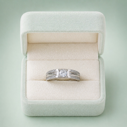 Sinara Regal Spark 925 Silver Ring IRM 3890