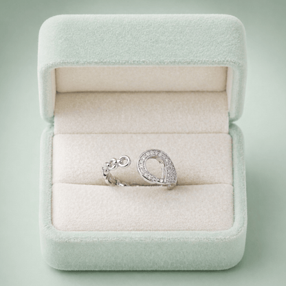 Sinara Luna Drop 925 Silver Ring IRM 4086