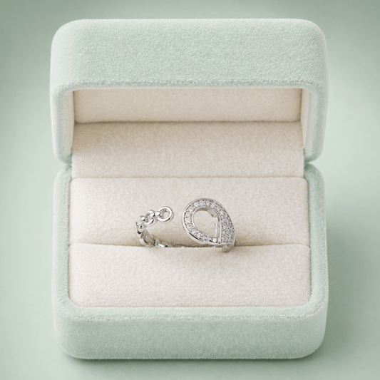 Sinara Luna Drop 925 Silver Ring IRM 4086