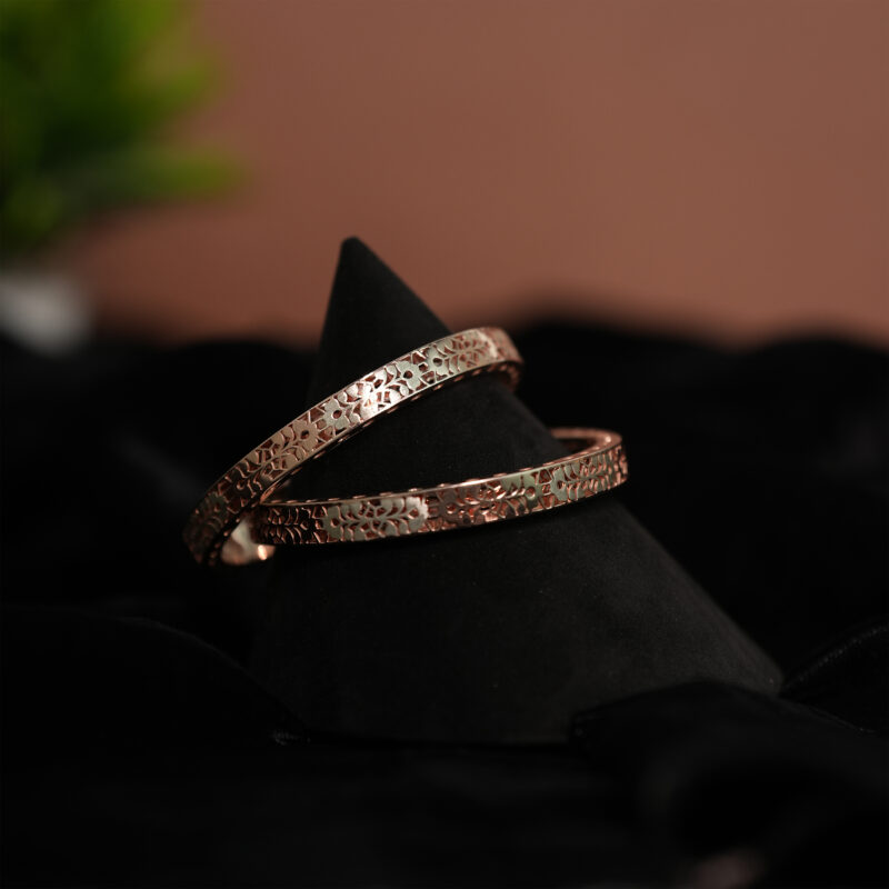 Rhodium Bangle Set - Image 2