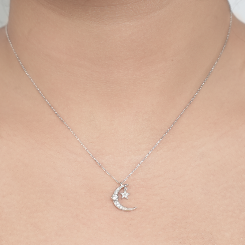 Silver Selene chain tag - 1246