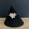 Silver Flower Bracelet Tag - 1451