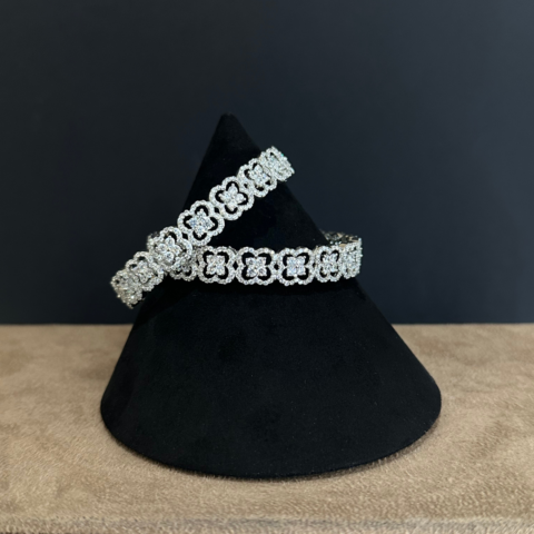 Silver Bangles Tag - 793