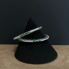 Silver Green Bangles Tag - 794